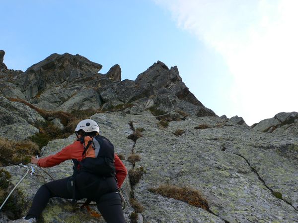 First ledge of the Isards-right (+ easier ferrata) 
