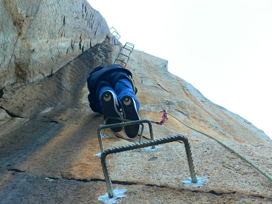 Sustained overhang at the beginning