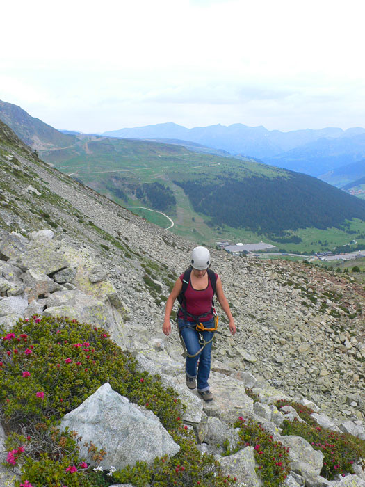 Near the start of the via ferrata 