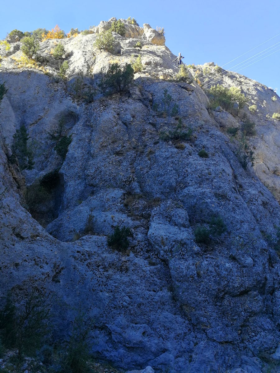 Segunda subida vertical después del puente 