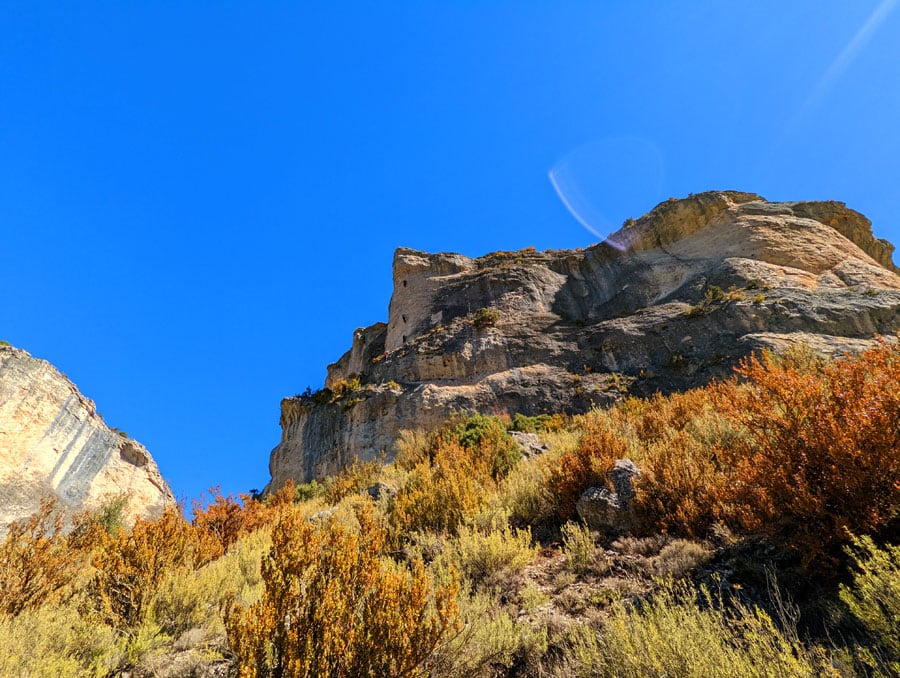 Nos acercamos a la vía ferrata 