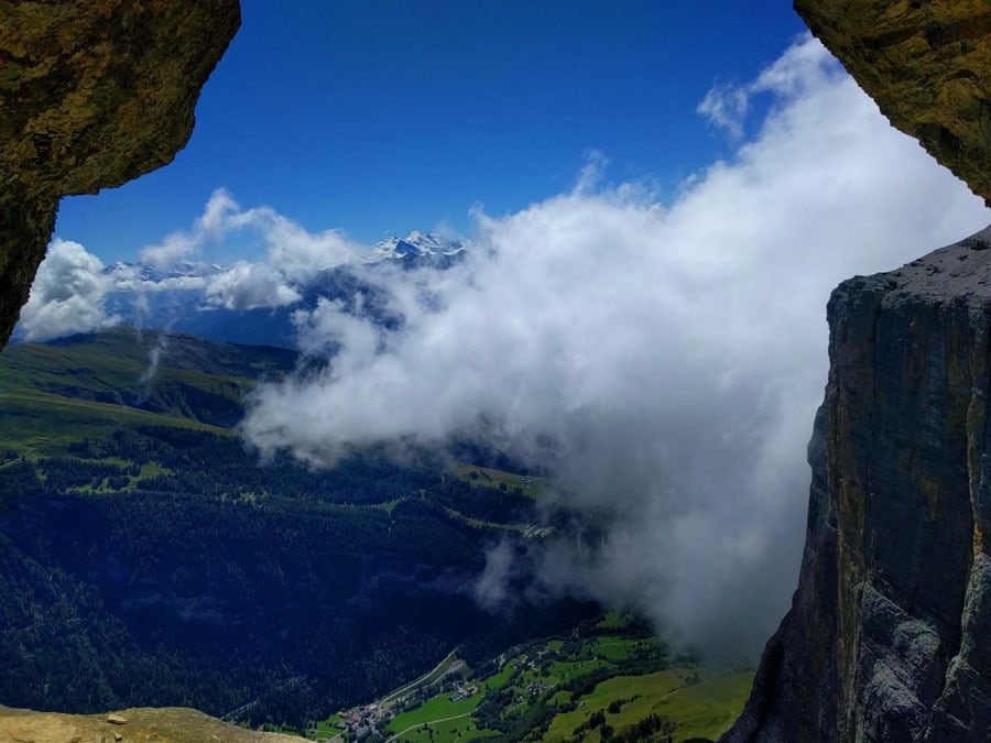 Salida de la cueva de la variante Konst 