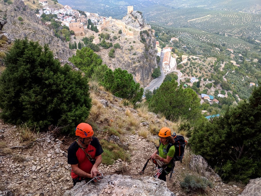 We continue with good views of the castle La Iruela 