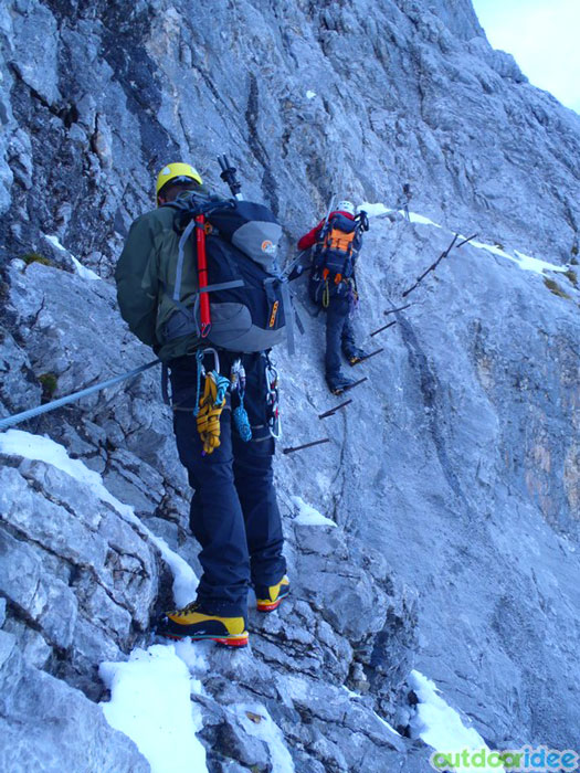 Second section of via ferrata 