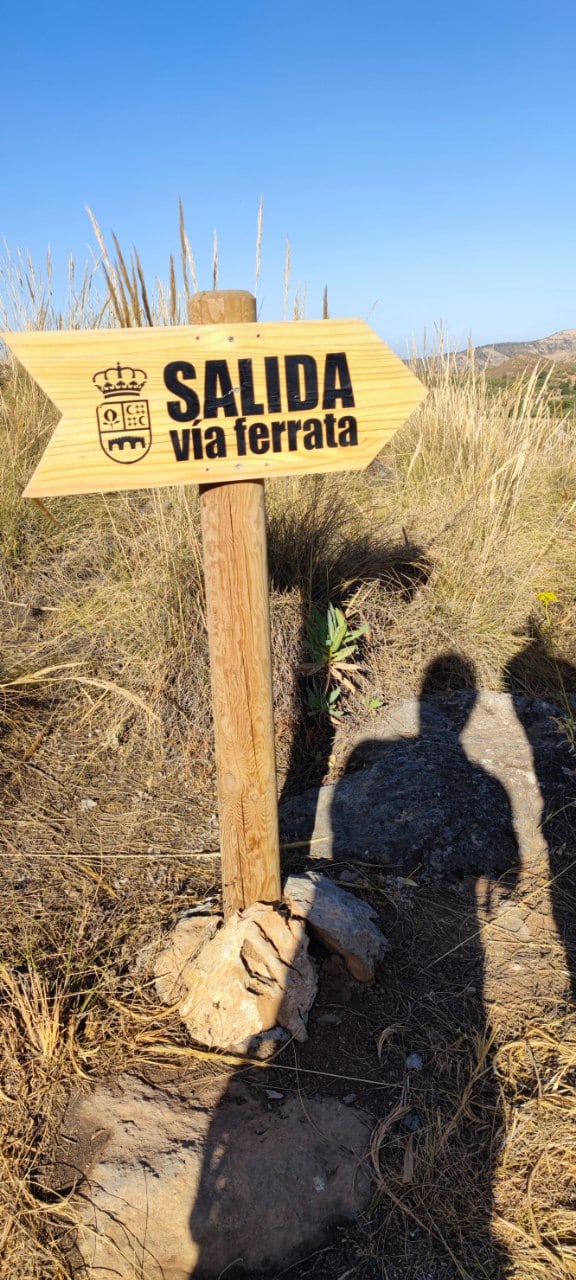 Cartel que seguimos para el retorno 