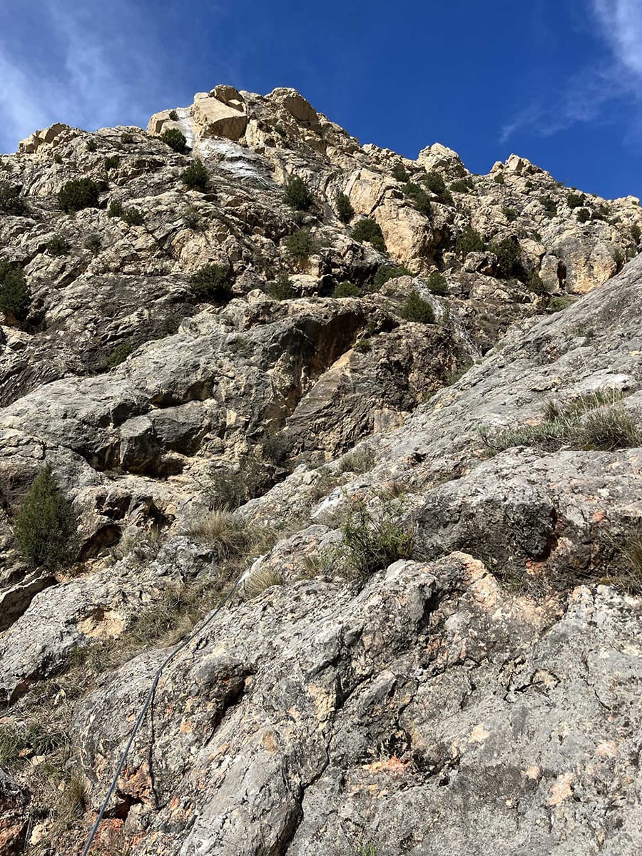 Ascensión a la cresta 
