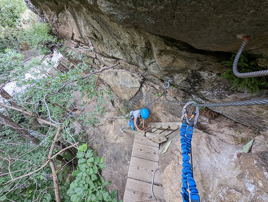 Escalera de salida 
