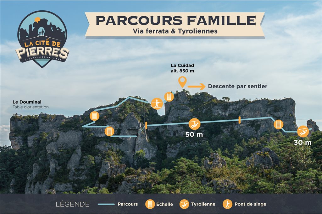 Croquis oficial del recorrido familiar -es en realidad un circuito algo más largo-
