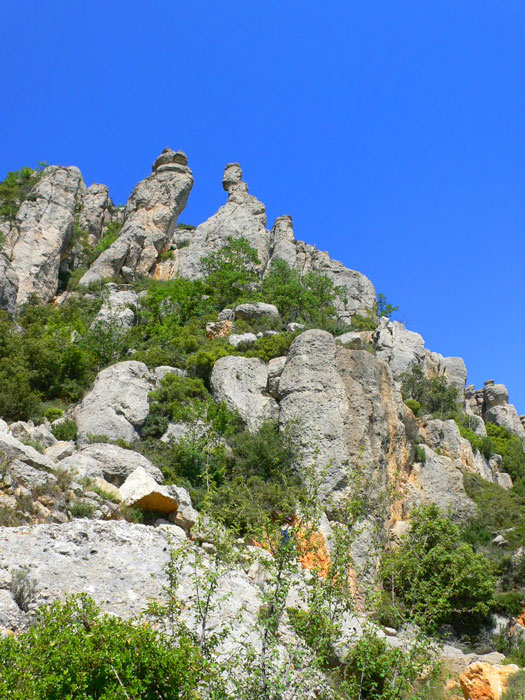 Formaciones de la sierra de Montsant 