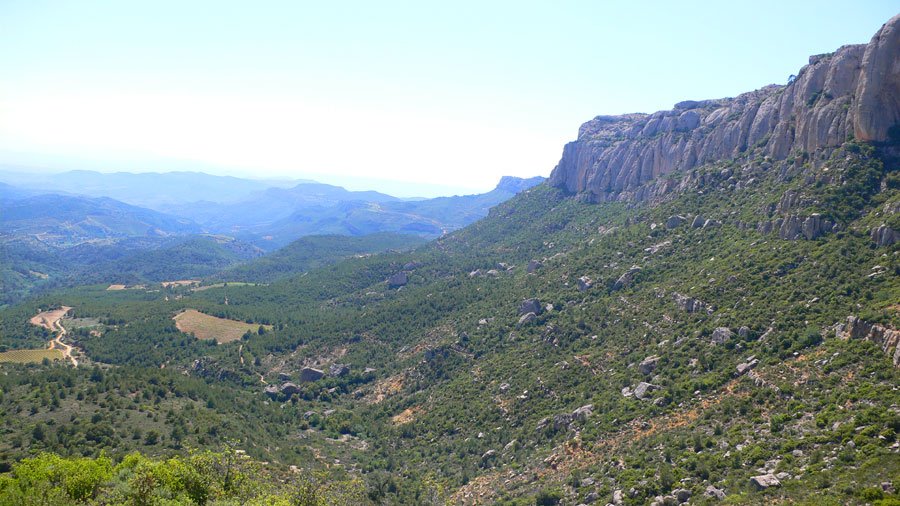 Vistas desde el regreso de la vía ferrata 