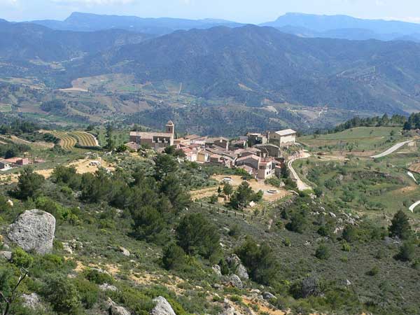 El pueblo de la Morera de Montsant 