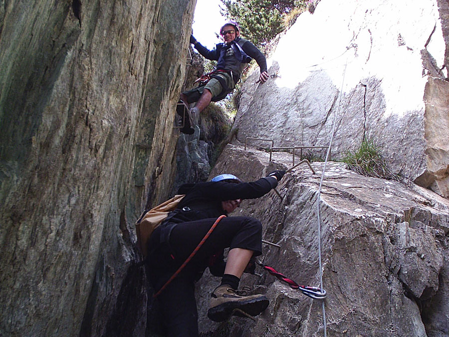 Last vertical section exiting the channel 