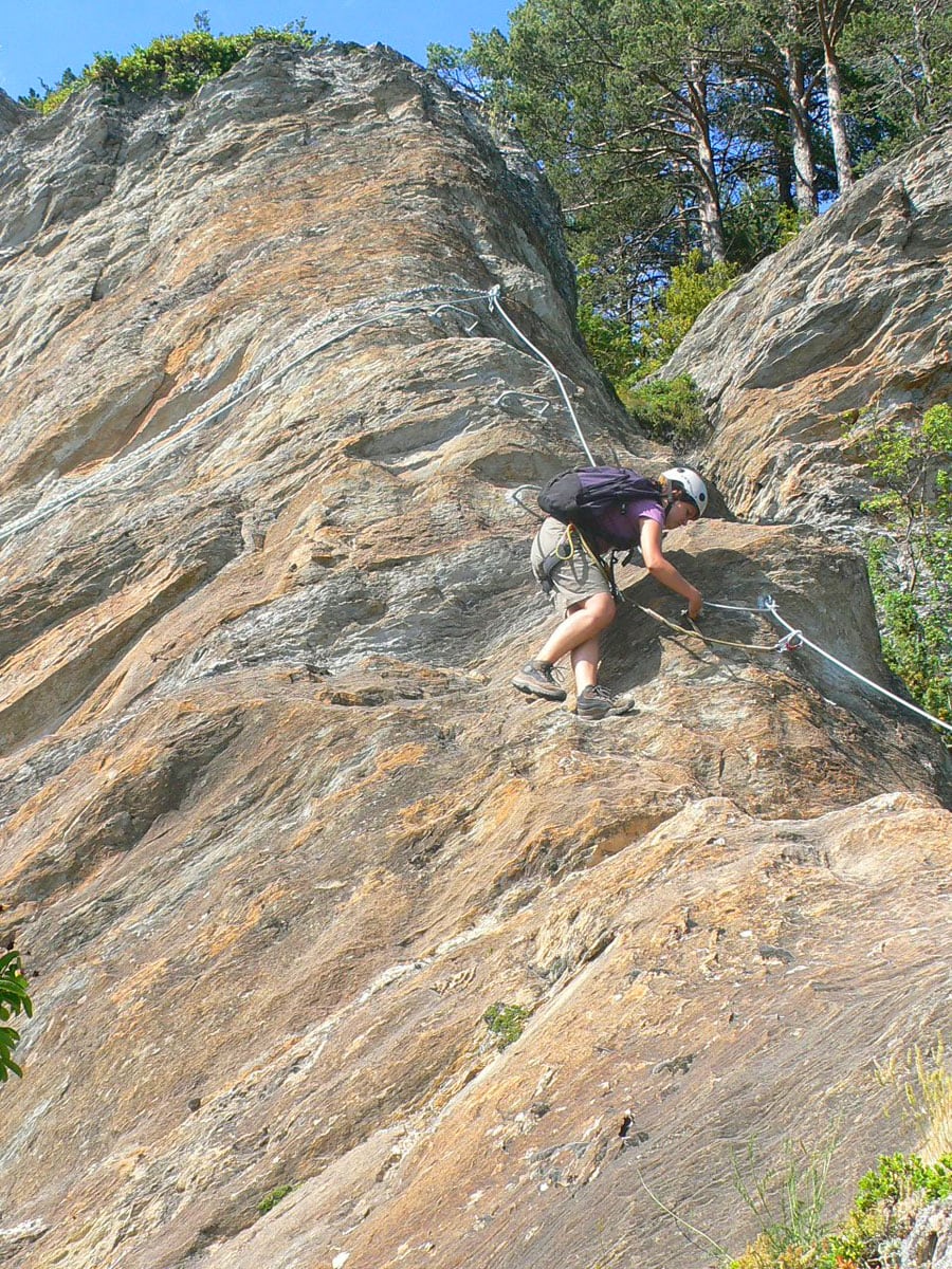 Small scramble down at the end 