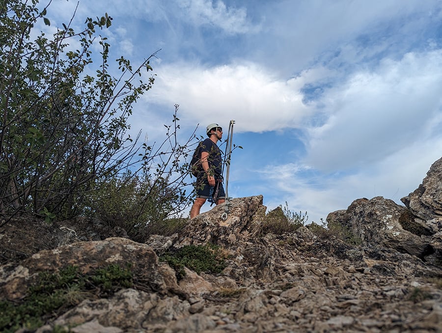 Cima de la vía ferrata 