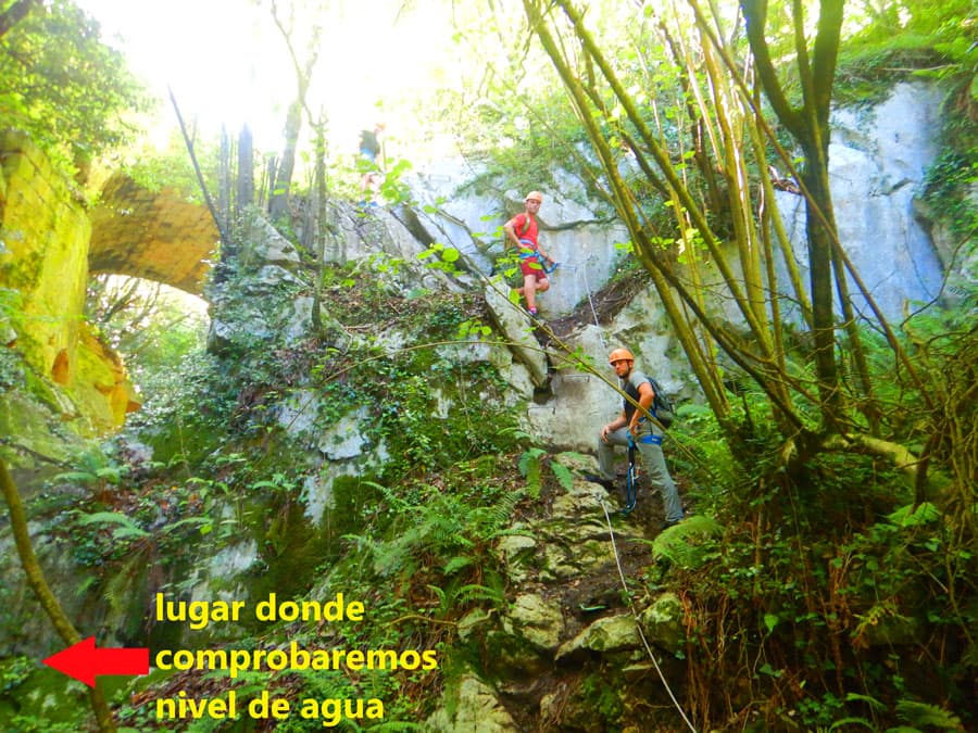 Acceso al Barranco Calera 