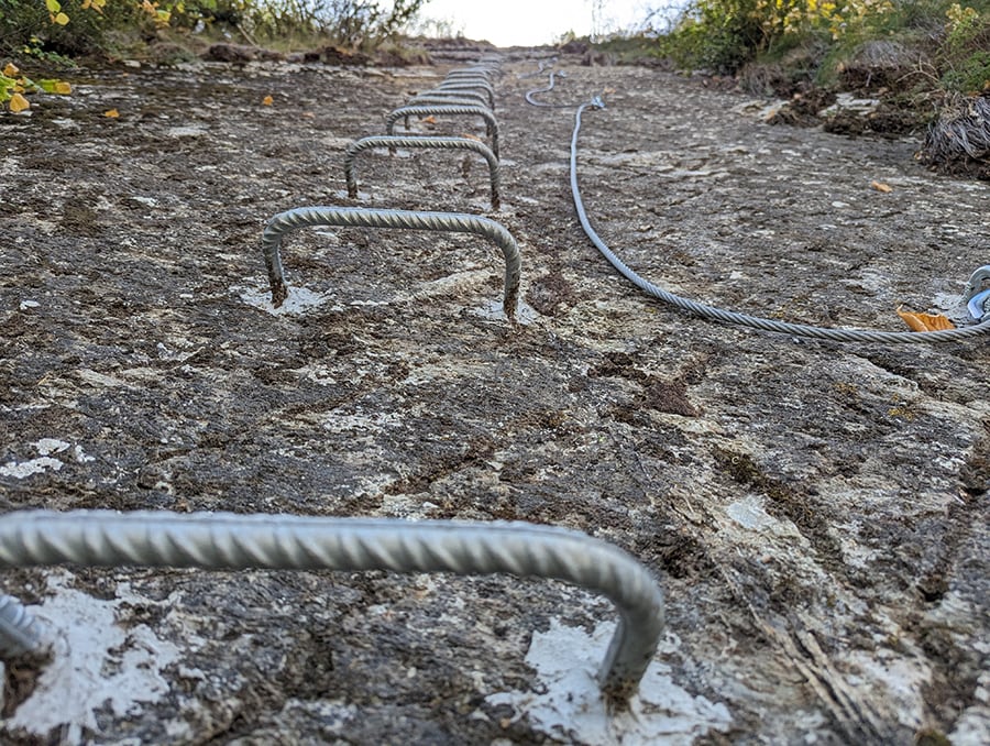 Detalle de la tercera subida 