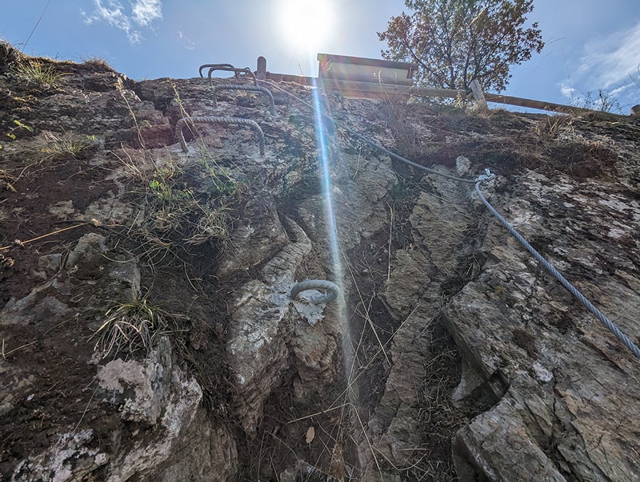 Cerca del mirador del Roc de Senders 