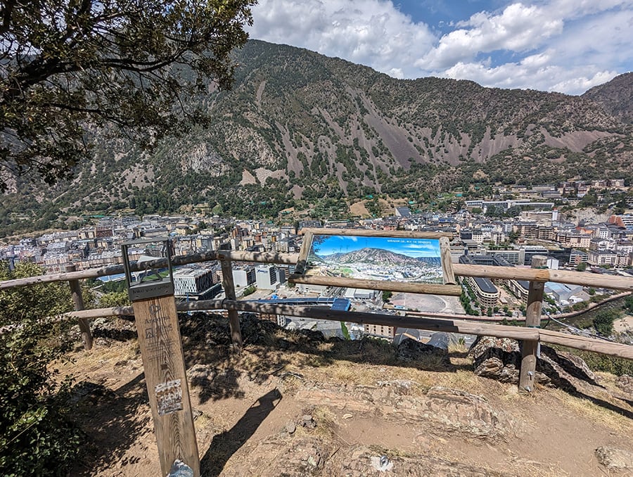 Vistas desde el mirador del Roc de Senders -final de la vía ferrata- 