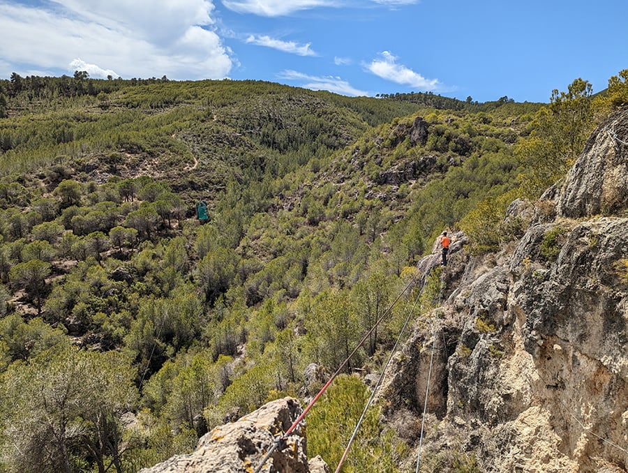 Salida del puente nepalí 