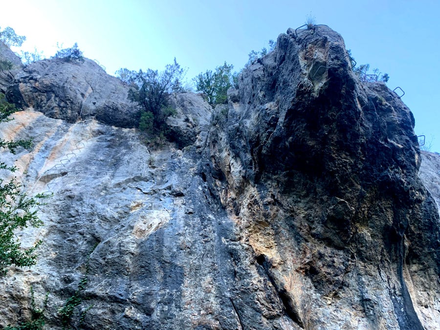 Vista del saliente del tramo K3 