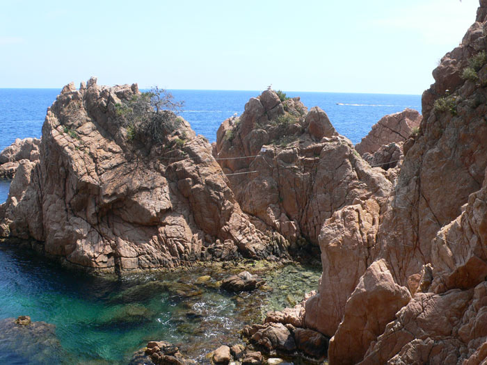 Looking back at Cala del Molí 