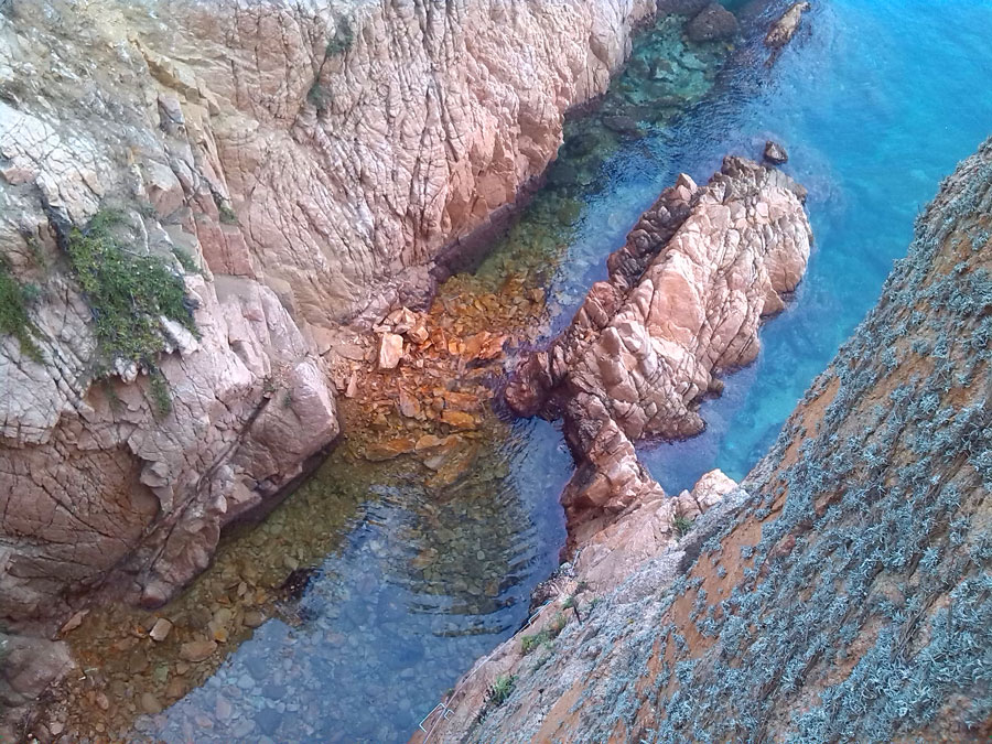This area had to be reconstructed due to a small landslide 