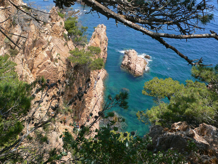 View of the prow in overhang 