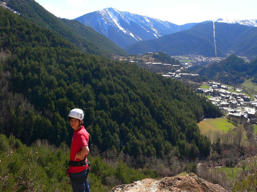 Views of Ordino-La Massana and Pal-Arinsal area in the background 