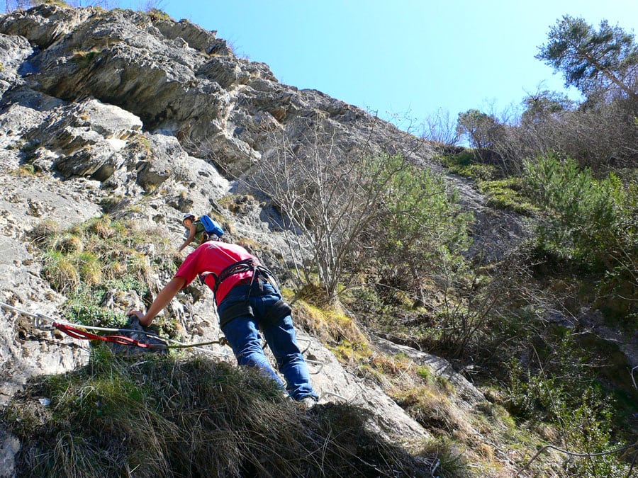 Slight steepness and good equippment 