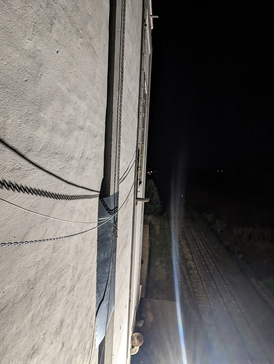 Péndulo gigante para superar el lado suroeste -tendremos que caminar por la pared- 
