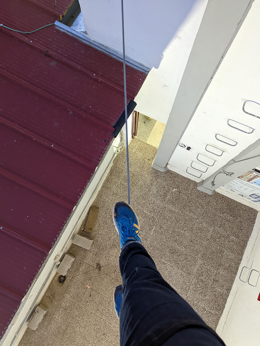 Puente nepalí para cambiar de pared 