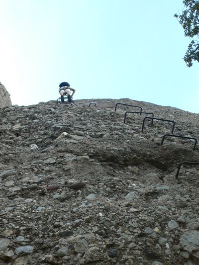 This is the most vertical and open section of the whole route 