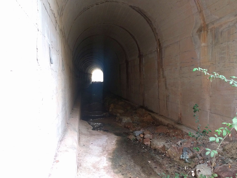 Entrada del segundo túnel 