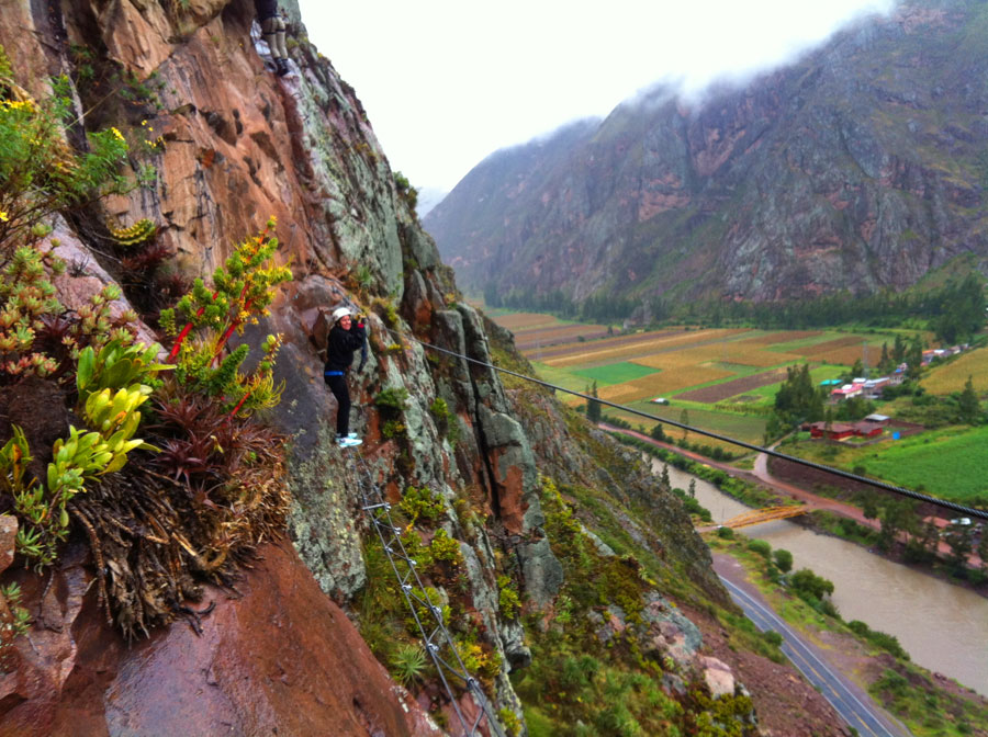 Nepalese Bridge -somewhat exposed- 