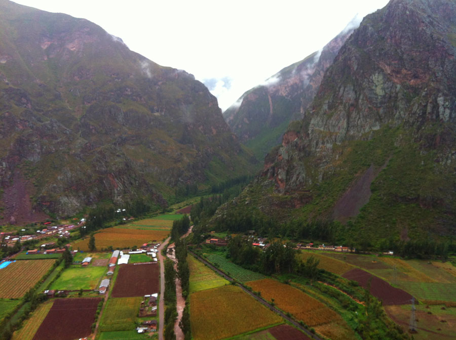 Fields in the Sacred valley 