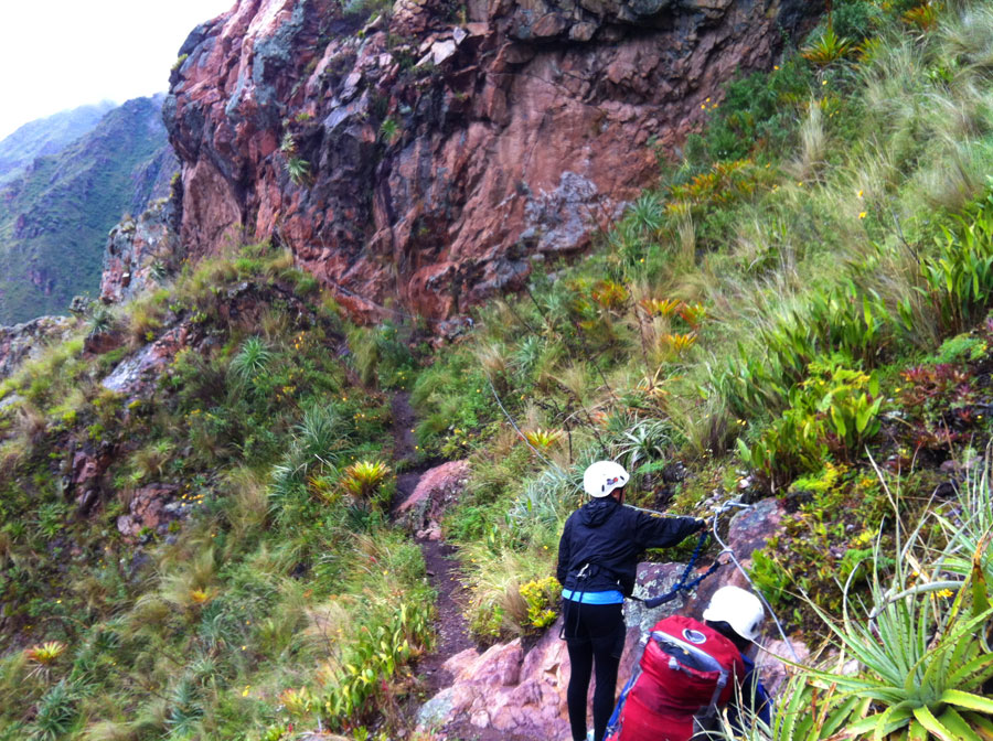 Starting the descent 