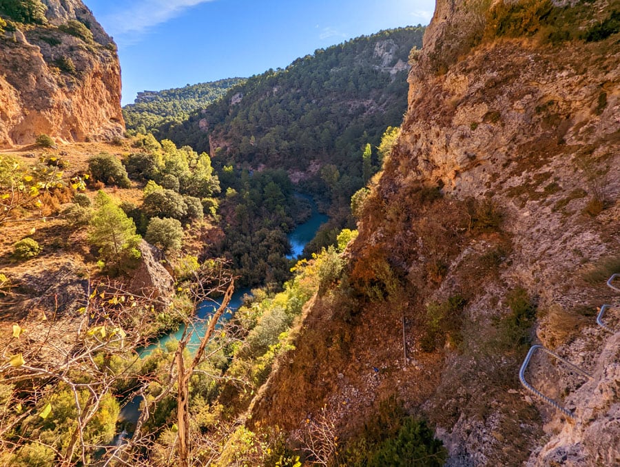 Vistas de la zona más abierta de los cortados de Villalba 