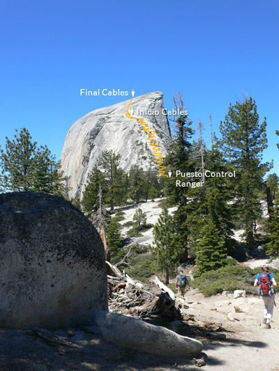 We’re getting closer to the granite mole -not only can we see the cables but we can also see the previous stepped section- 