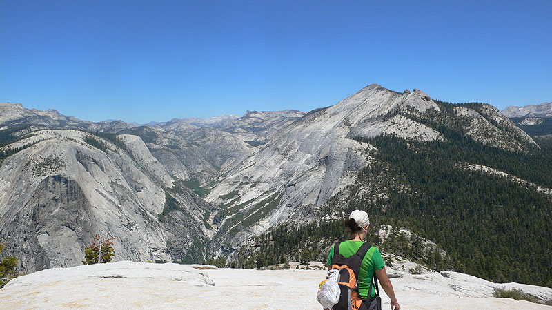 Views of the Tenaya Canyon 