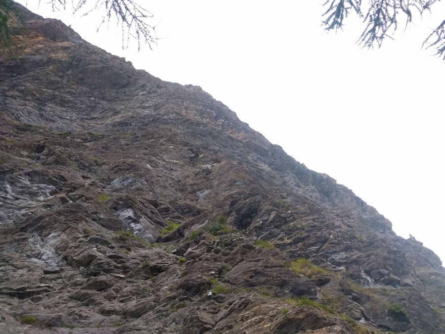 En la ruta C nos esperan dos grandes paredes verticales 