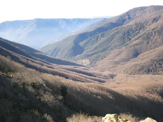 Vistas otoñales del Montseny 