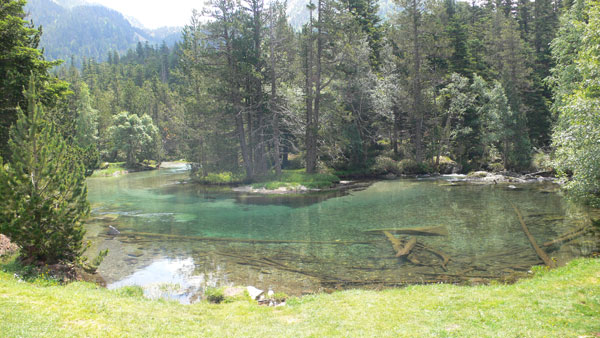 Paisaje característico de Aigüestortes 