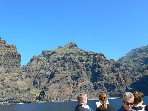 Paredes del acantilado de los Gigantes.  