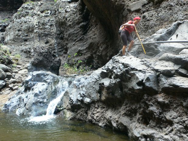 Al final encontramos zonas con agua 