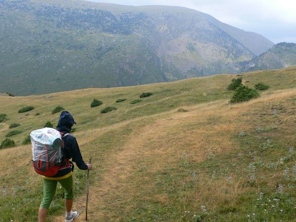 Se acerca la tormenta en dirección al Coll de la Balma 