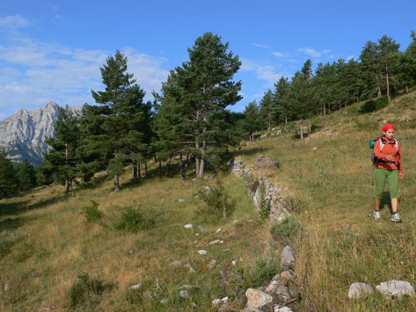 Al día siguiente día despejado bajamos hacia Bagà 