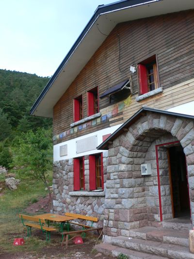 Llegamos al refugio Sant Jordi 