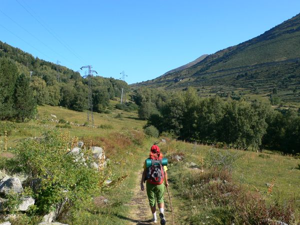 Al día siguiente caminando hacia el Col du Puymorens 