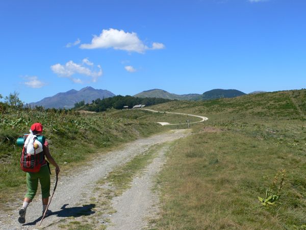 Llaneando cerca del refugio de Chioula 