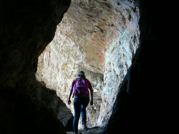 Detalle interior de la Cueva - donde no es necesario entrar si no queremos - 